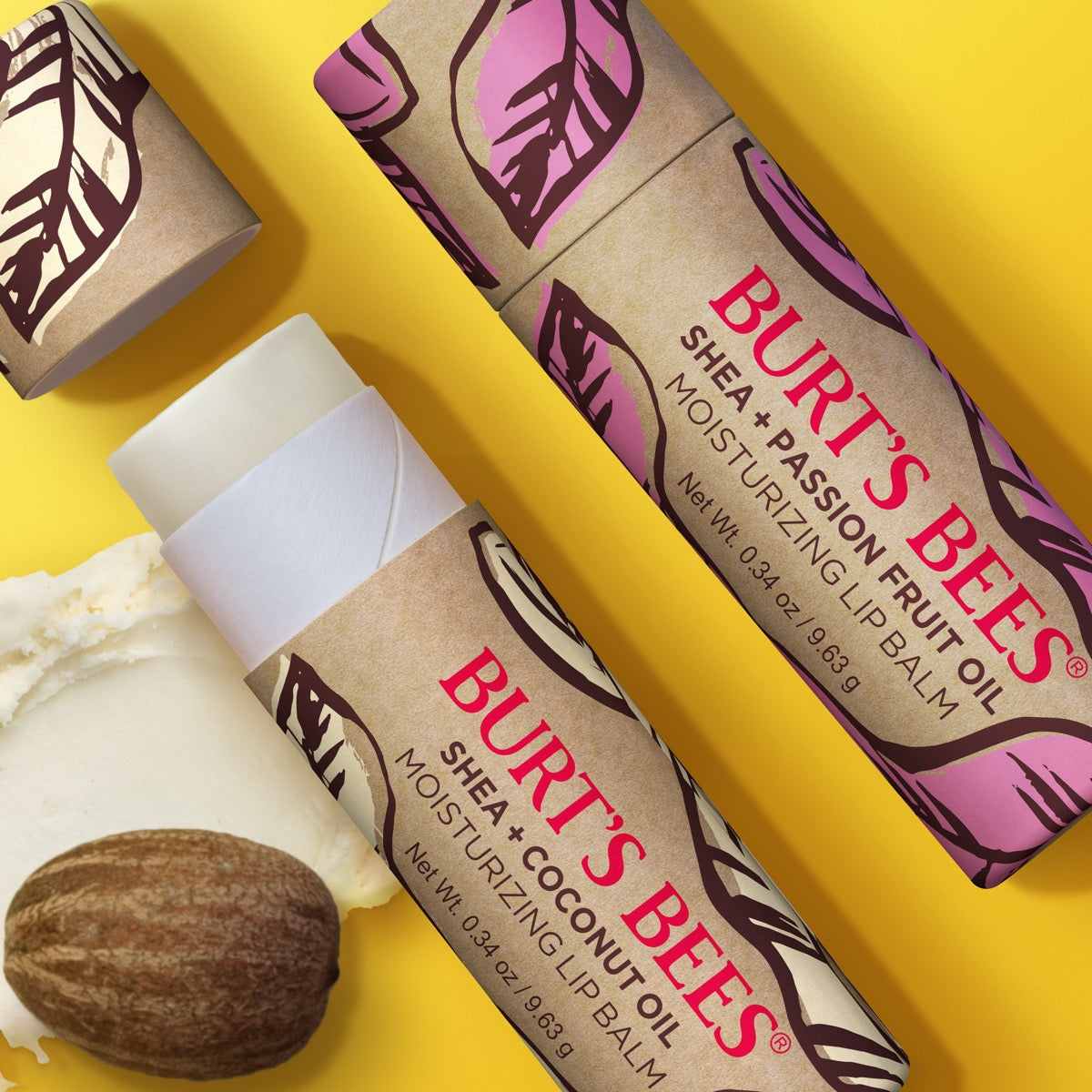 Shea + Passion Fruit Oil Moisturizing Lip Balm